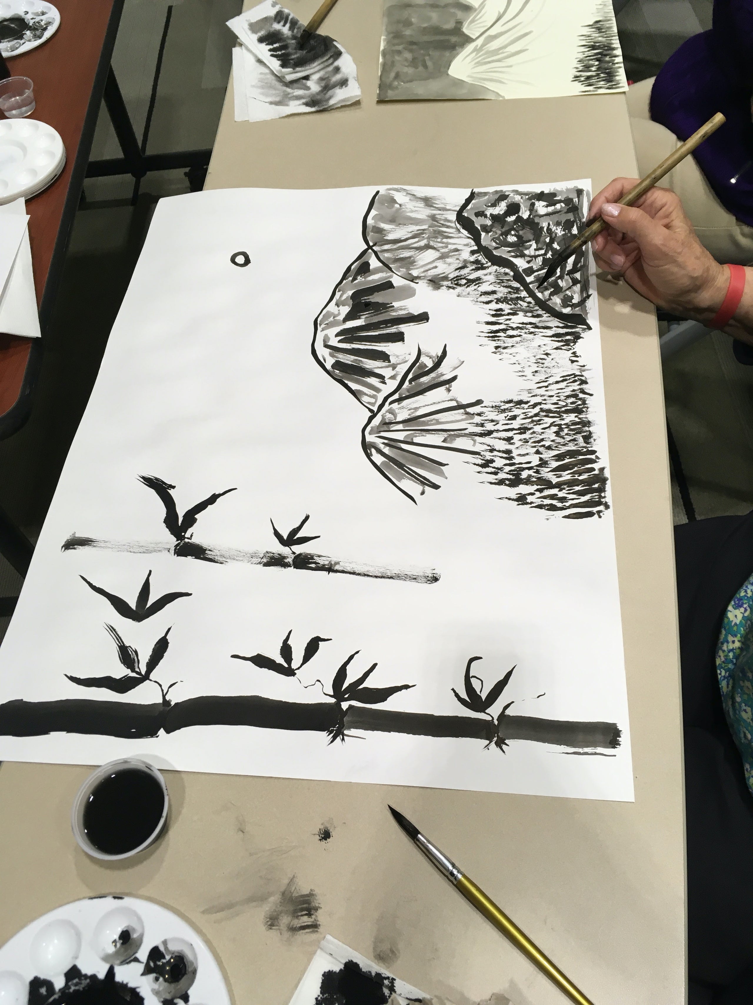 Kids Sumi E Japanese Ink Painting Class At Panama City Center For The Kids Sumi E Japanese Ink Painting Class At Panama City Center For The